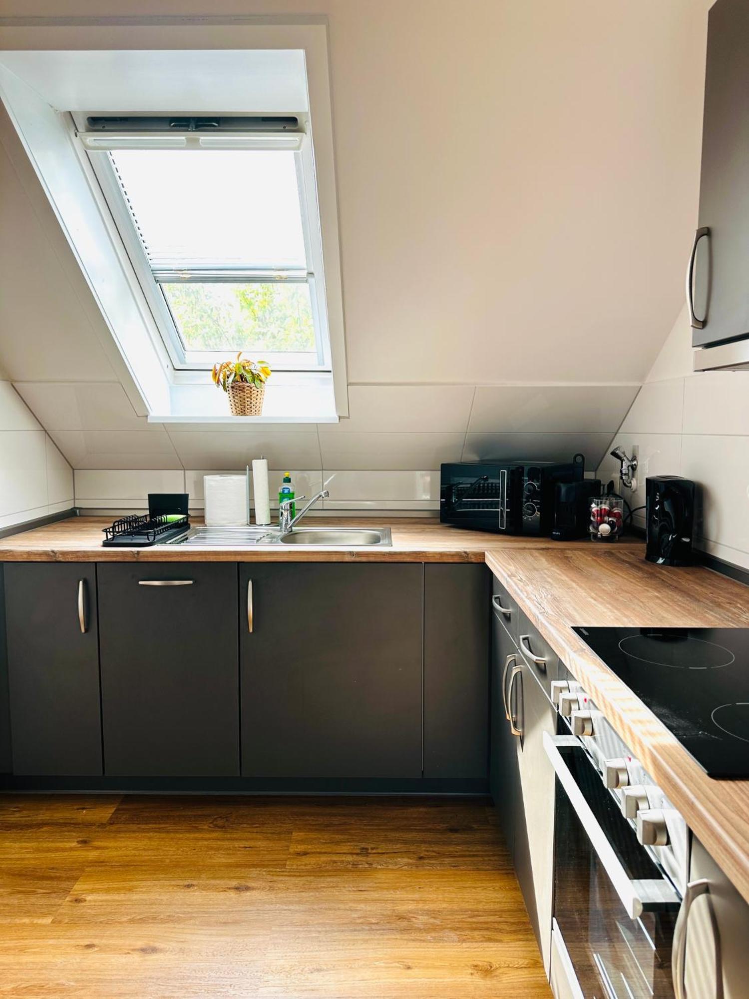 Etagen-Wohnung Nahe Flughafen Hamburg Norderstedt Bagian luar foto